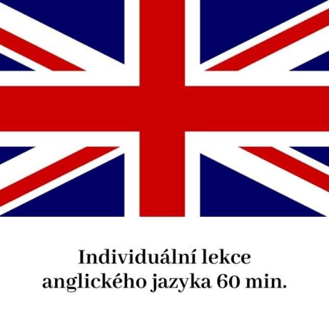 Individuální lekce anglického jazyka 60 min.